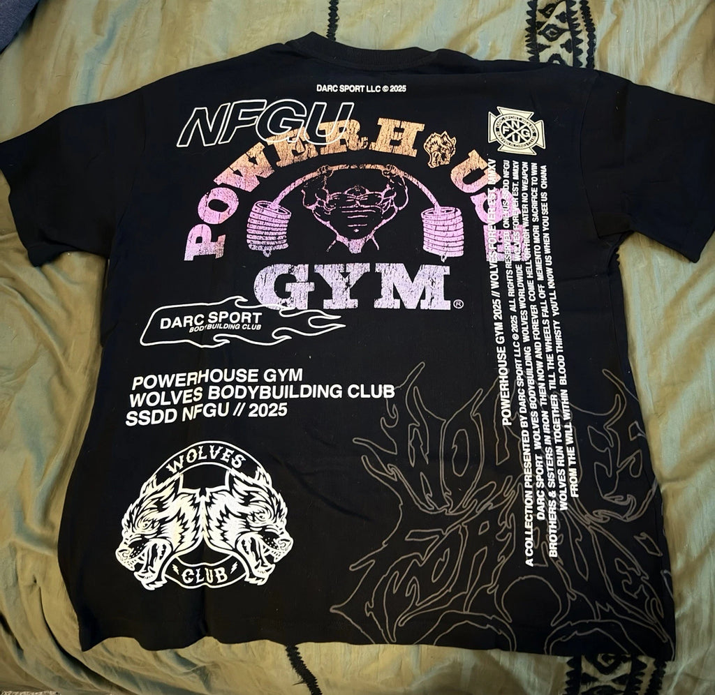 Darc Sport Powerhouse Gym Oversized T Shirt Size Medium