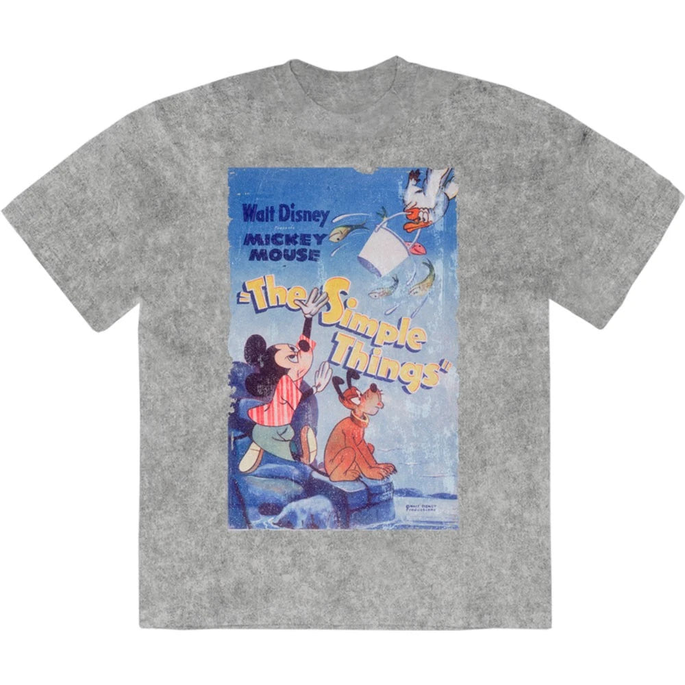 Disney Mickey The Simple Things Licensed T-Shirt Men's