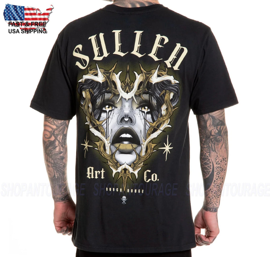 Sullen Art Collective Cuore Rotto Premium SCM7781 T-Shirt Per Uomo
