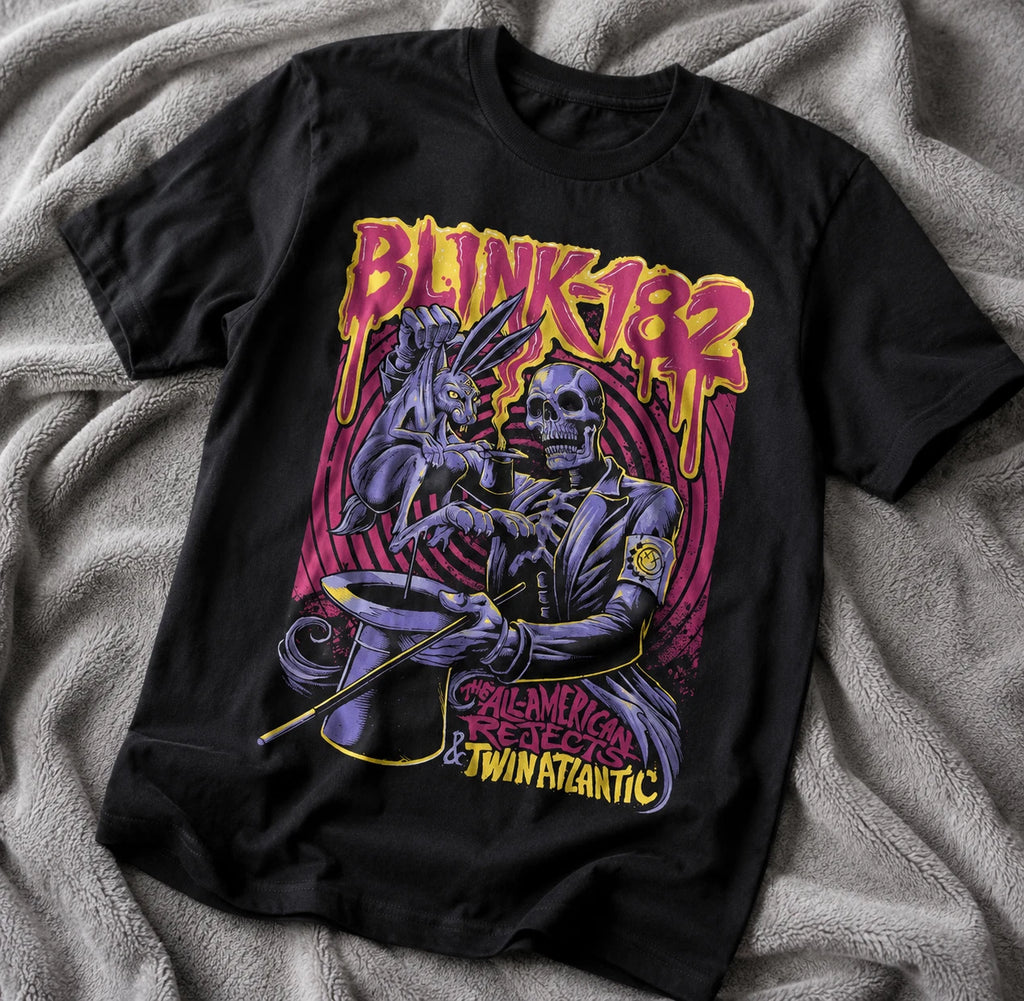 BLINK-182 Heavyweight T-Shirt 220GSM | Men’s Women’s Premium Regular 100% Cotton