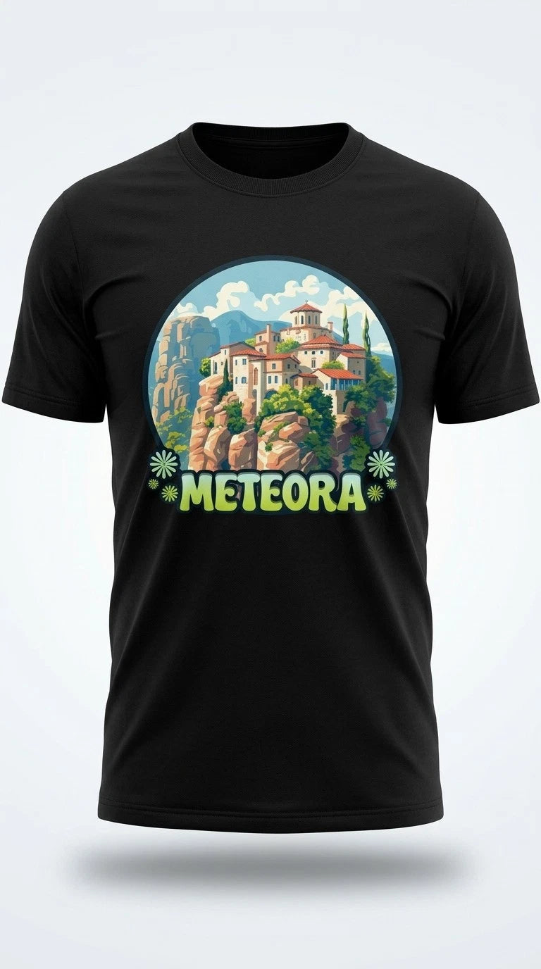 Meteora Greece - Unisex Short Sleeve T-Shirt