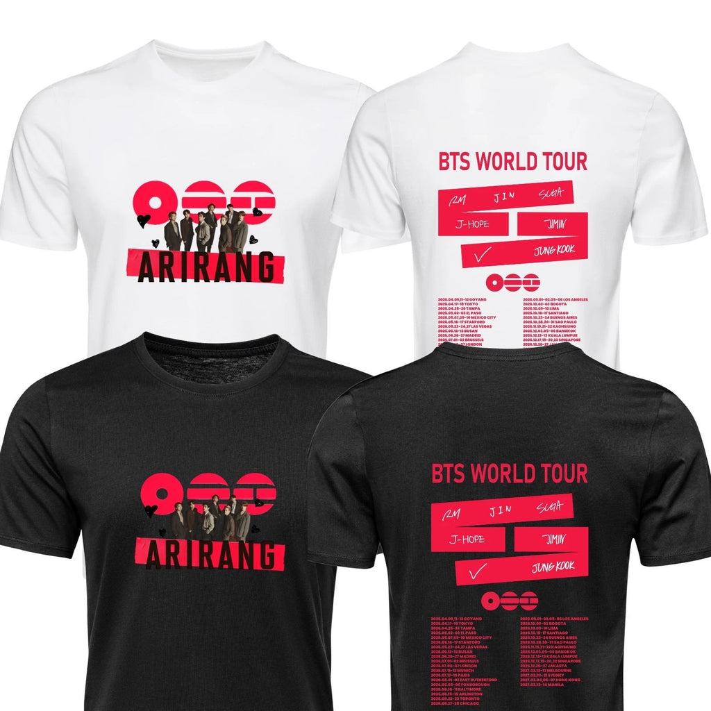 BTS  T Shirt  Arirang World Tour Inspired  Fan merch Unisex Adults kids tee Tops