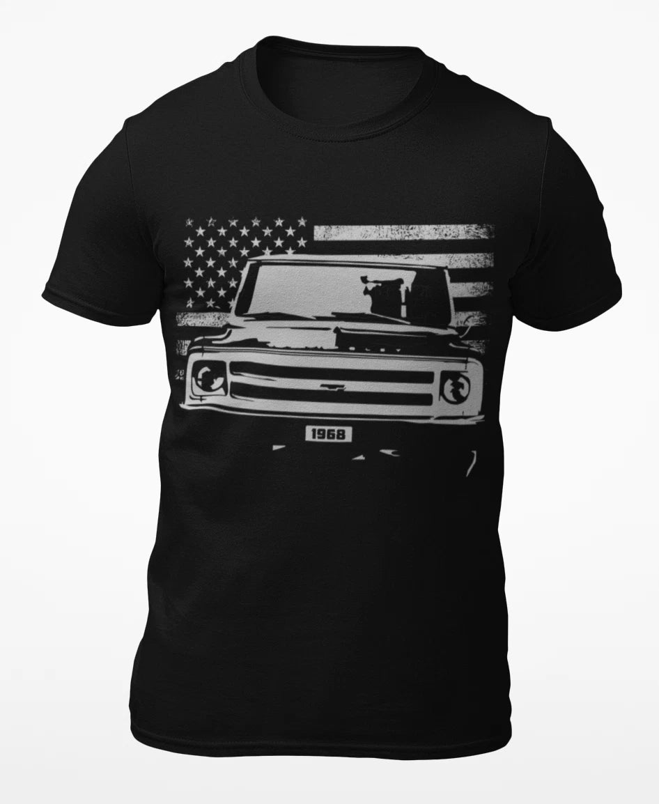 1968 Chevy C10 American Classic Pickup Truck Short-Sleeve Unisex T-Shirt