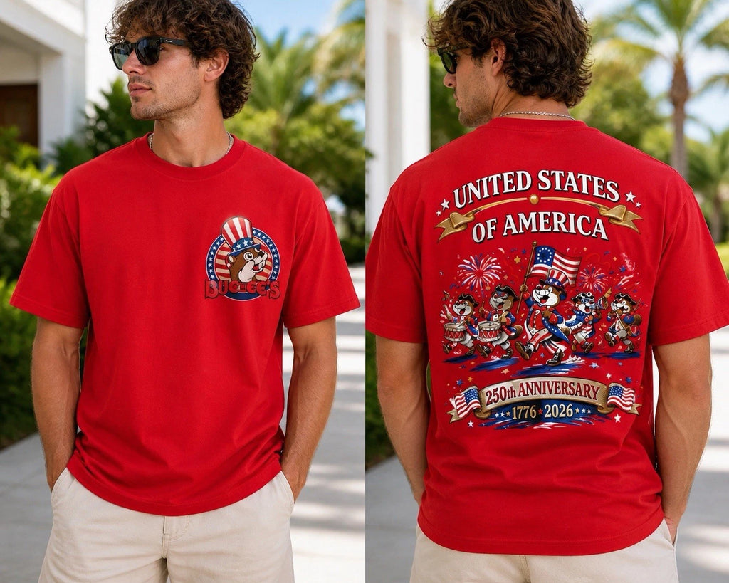Buc-ees 250th Anniversary America, 250th years of Freedom - All Over Shirt, New