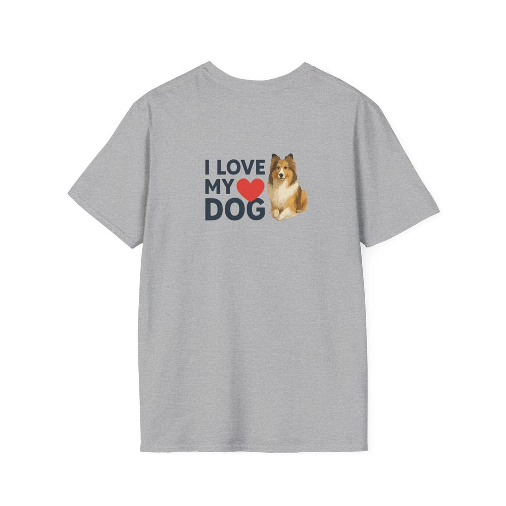 I Love My Dog Collie T-Shirt | Collie Lover Tee