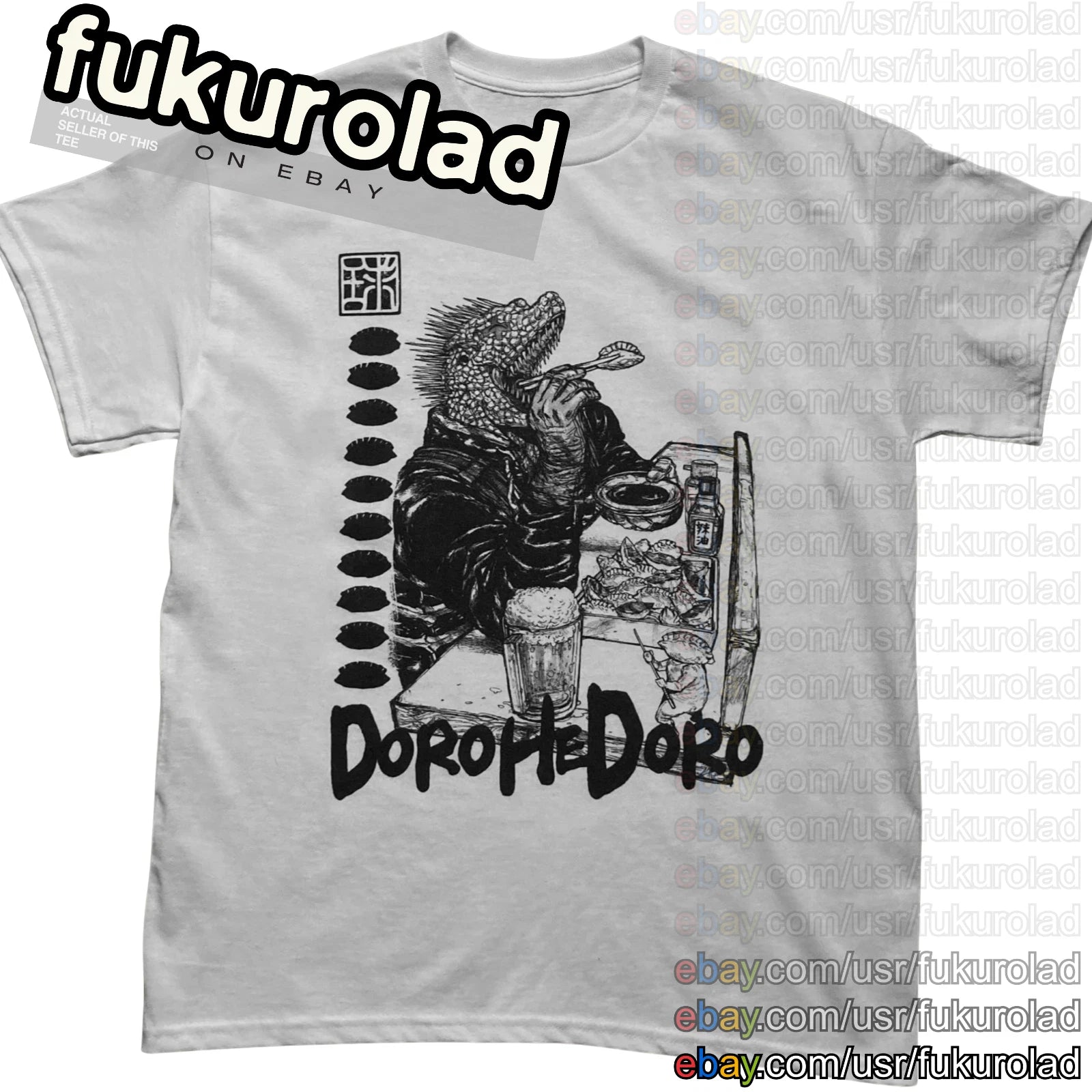 DOROHEDORO CAIMAN MANGA ANIME UNISEX t-shirt - GILDAN - high quality print