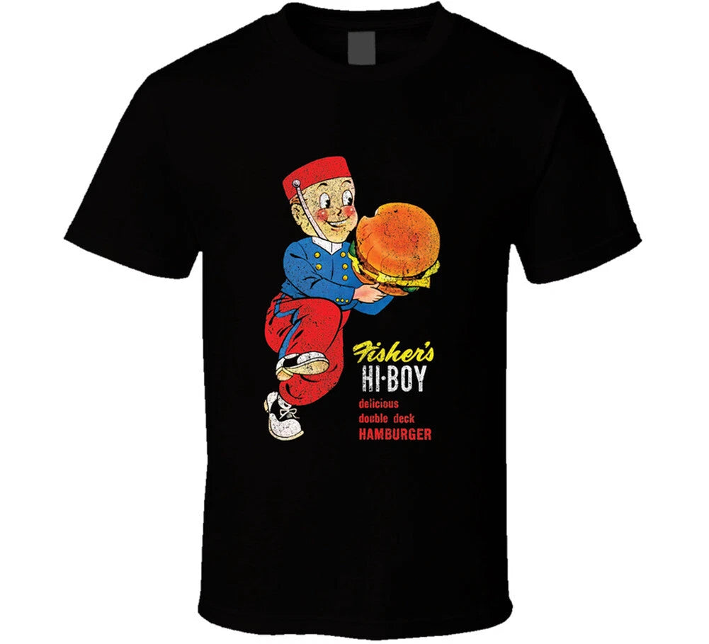 Fisher's High Boy Hamburger T Shirt