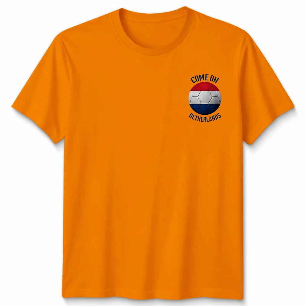 Come On Netherlands Football Unisex Kids T-Shirt Country Pride Soccer Tee #WC