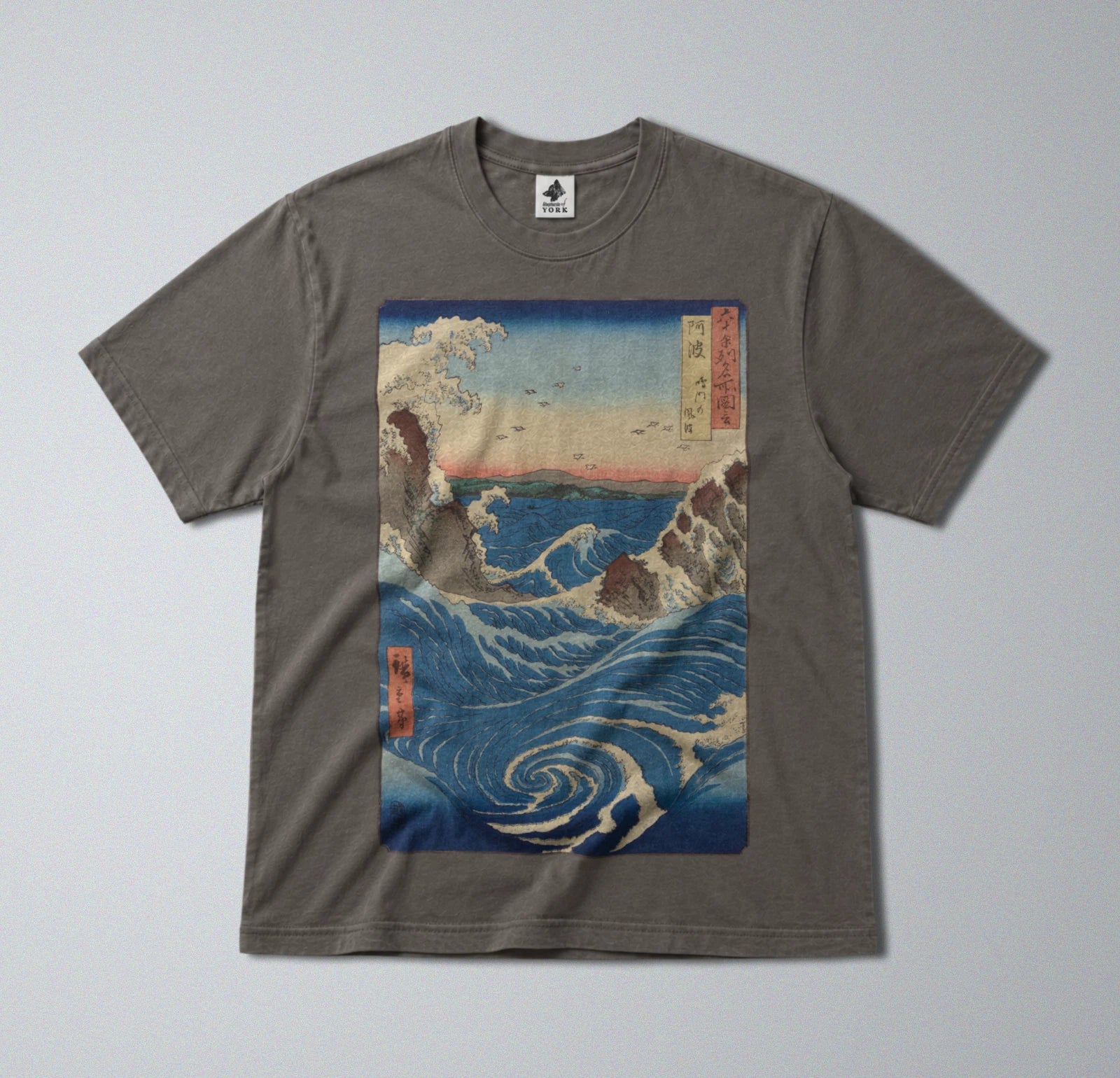 100% Cotton Tee - Regular Fit - Unisex - Naruto Whirlpools - Crashing Ocean