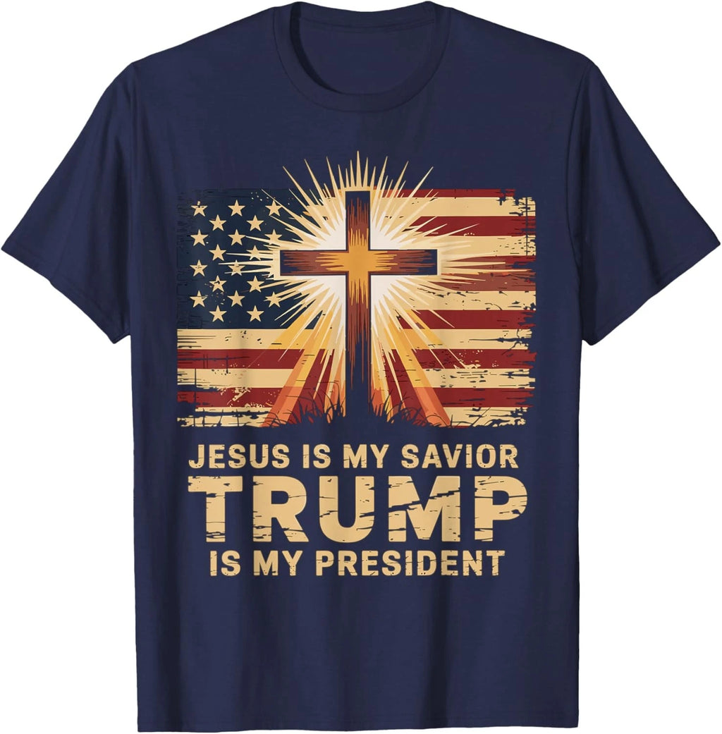 Jesus is My Savior Trump is My President Biblical Unisex T-Shirt