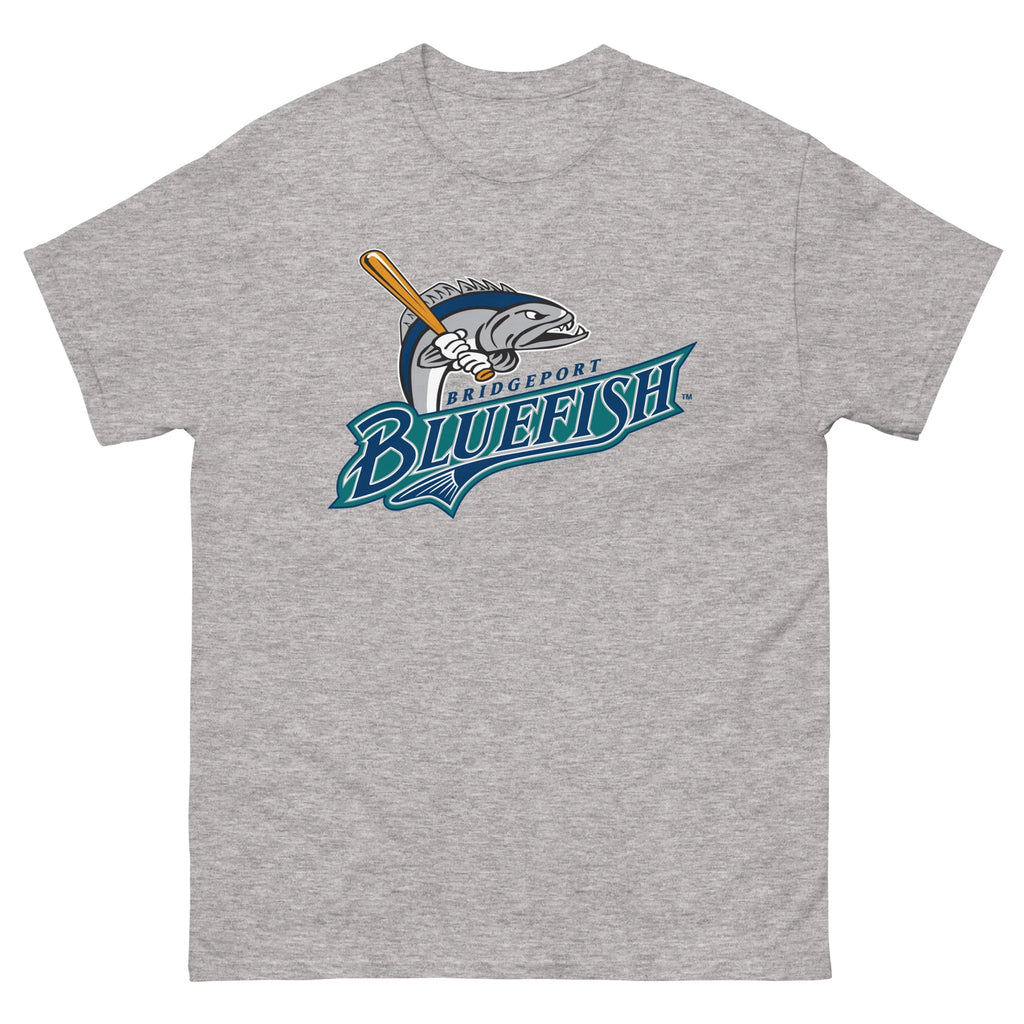 Bridgeport Bluefish Baseball Graphic T Shirt Unisex classic tee
