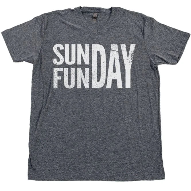 SUNDAY FUNDAY T Shirt Weekends Festivities Champagne Mimosas Bloody Marys Brunch