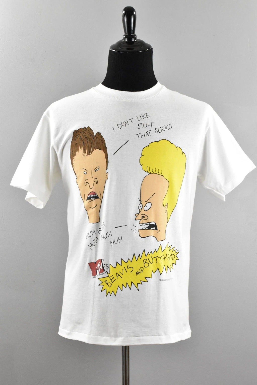 1993 Vintage Beavis and Butthead Stanley Tultex Tee Size Medium