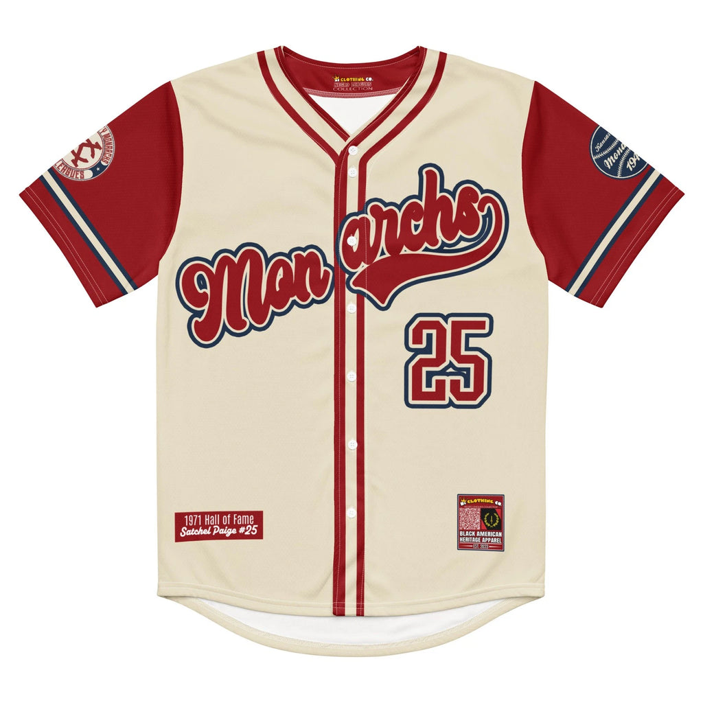 Satchel Paige #25 Kansas City Monarchs Heritage Baseball Jersey