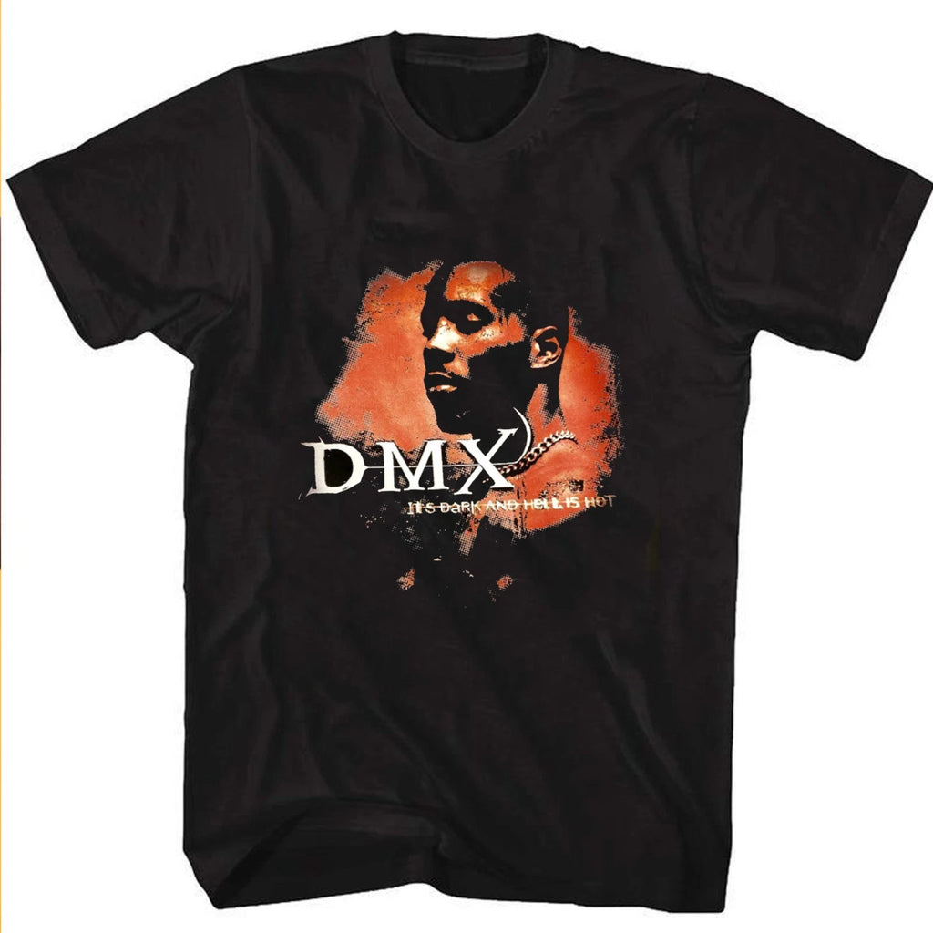 Vintage DMX It's Dark and Hell Is Hot Shirt, Retro DMX Rap Fans Tee, Hip hop Fan