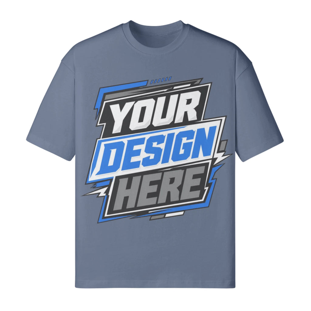 Custom Personalized  T-Shirt 190 GSM | Your Image Design Text Printed Loose Fit