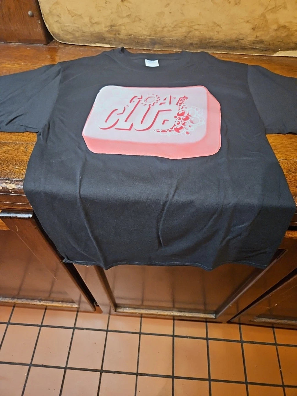 Custom Goat Club Soap Logo T Shirt Unisex Cotton Msg For Size! Fight Club
