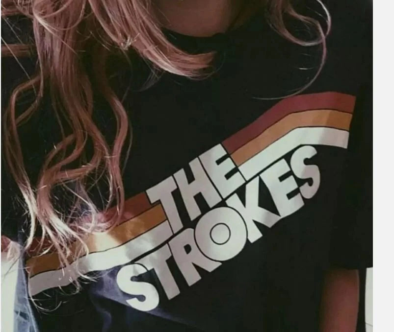 The Strokes Shirt, The Strokes Black T-shirt Unisex S-5XL