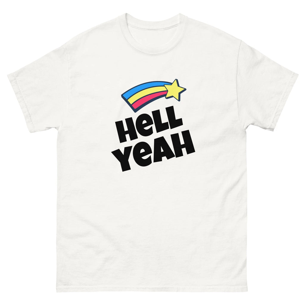 Hell Yeah Men Women Unisex classic cotton white tee shirt t-shirt