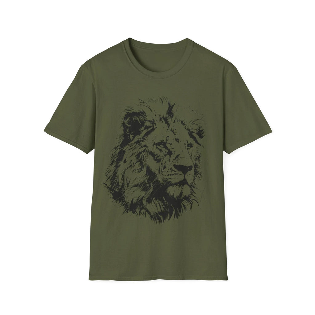 LION King HEAD Shirt Unisex Softstyle T-Shirt Mens Womens Tee Animal Gift NEW