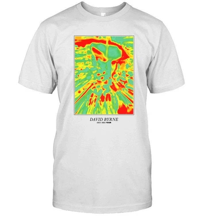 David Byrne Who Is The Sky 2025 2026 Tour T shirt