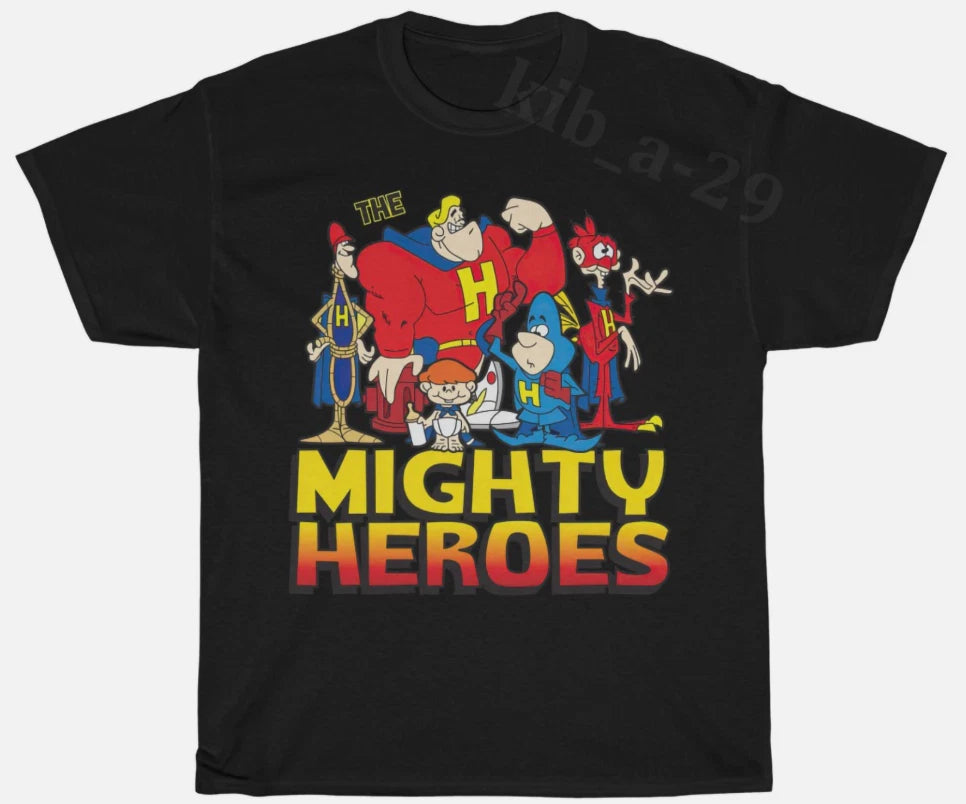 The Mighty Heroes 90s Vintage TV Nostalgia Retro T-Shirt S-5XL Men Women Unisex