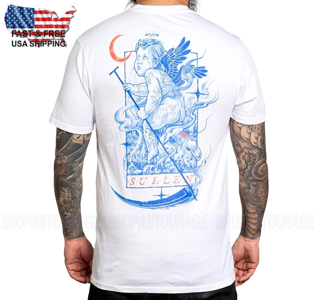 Sullen Art Collective Death Angel Premium SCM6527 T-Shirt Per Uomo