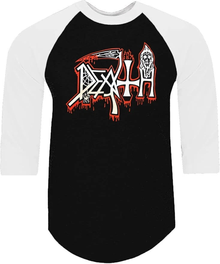 Death American Death Metal Band Raglan 3/4 Sleeve (Multiple Variations)