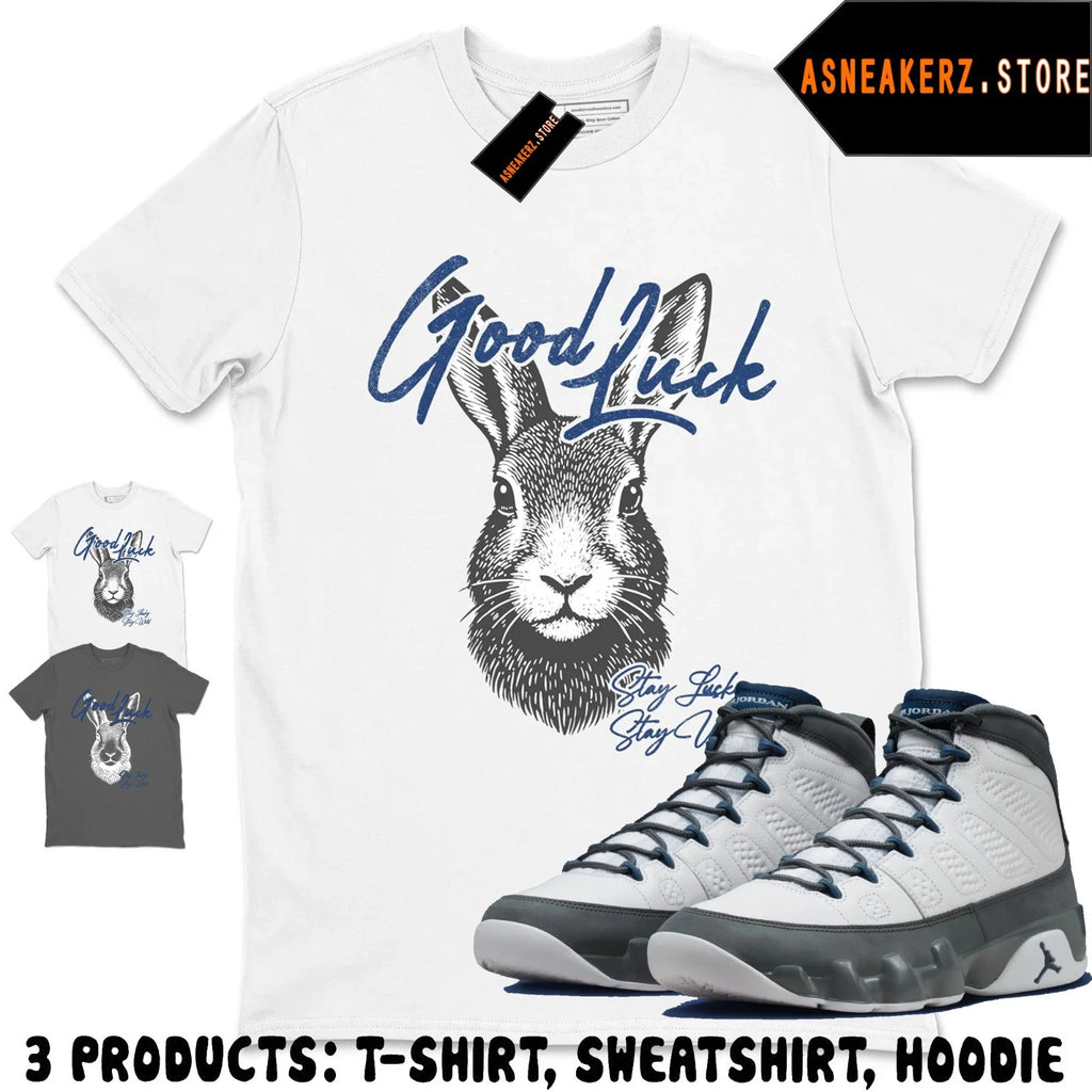 Shirt To Match AJ 9 Flint Grey 2026 Sneaker Matching Tee Good Luck T-Shirt