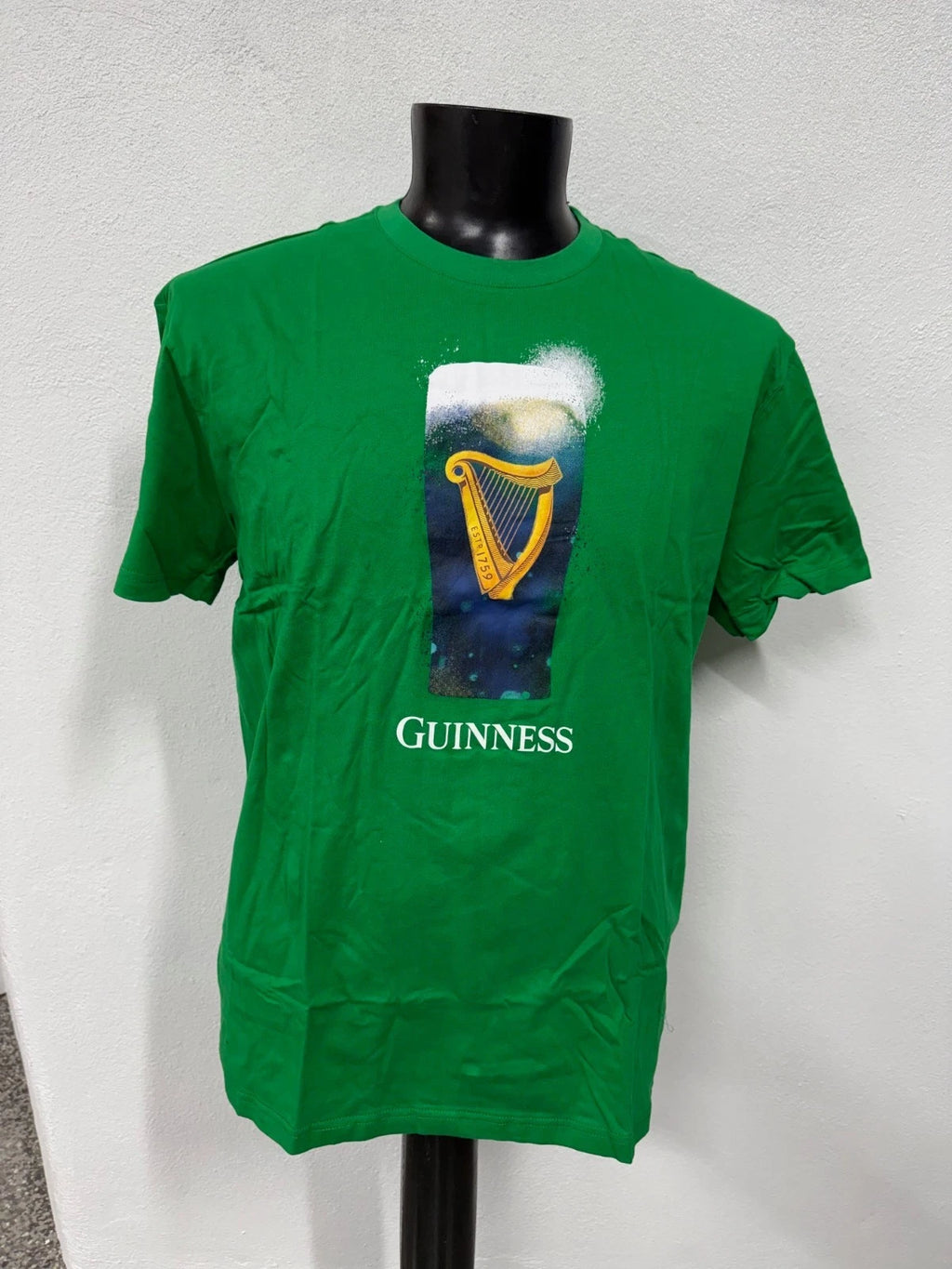 Guinness 1759 Harp Tees , Go Green. New Mens  & Women's sizes. GREAT GIFTS!