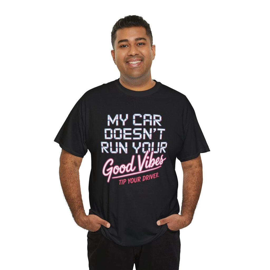 Funny DoorDash T Shirt Delivery Driver Tip Gas Money Car Mileage Humor Tee