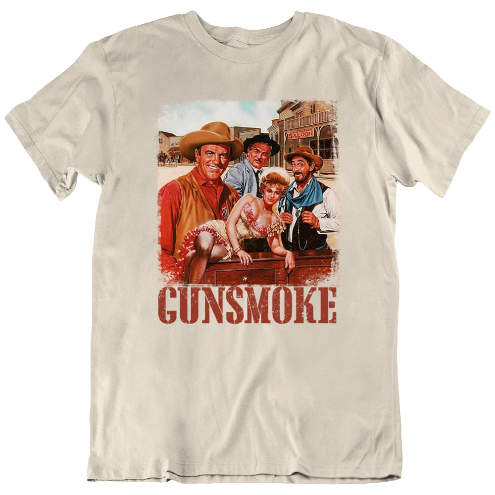 Gunsmoke American Tv Show Retro T Shirt Tee Gift New
