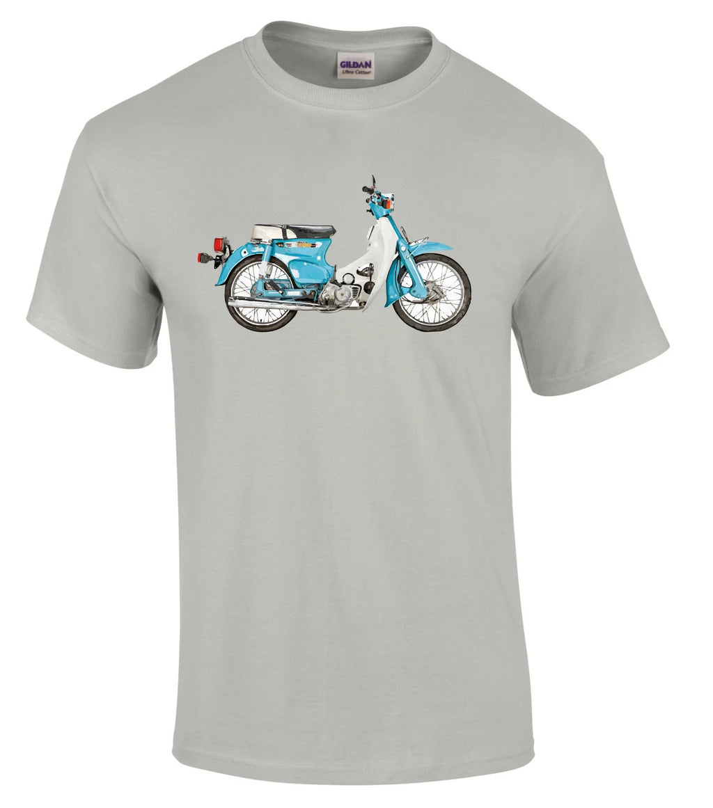 Cub C90/C70/C50 Style  Motorcycle Printed T Shirt in 6 Sizes