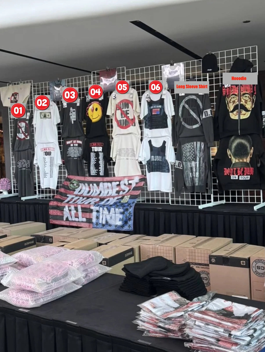 A$AP Rocky Don't Be Dumb World Tour 2026 Tee Merch, Hoodie, T-Shirt Reprint