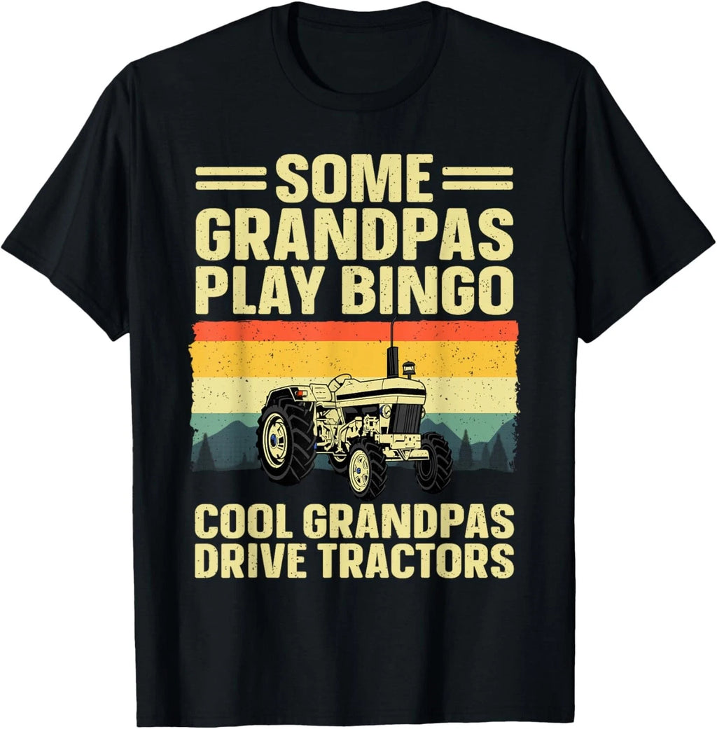 Cool Tractor Art For Grandpa Men Farming Farmer Farm Tractor Gift Unisex T-Shirt