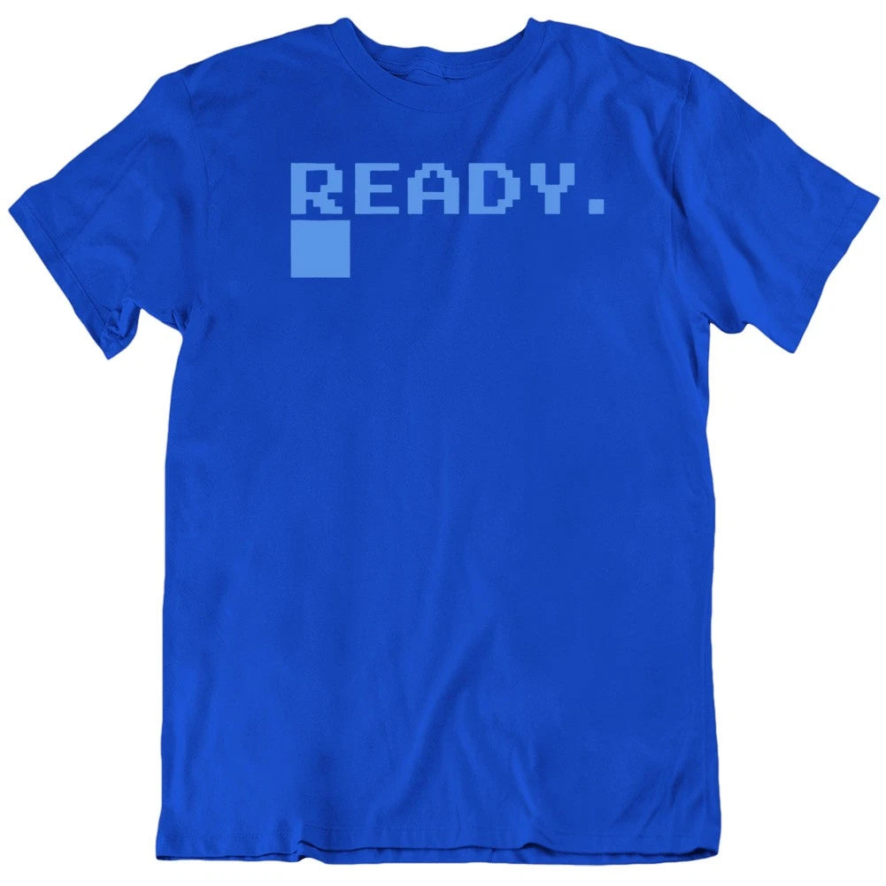 Commodore  c64 Ready logo defunct Retro videogame  T Shirt