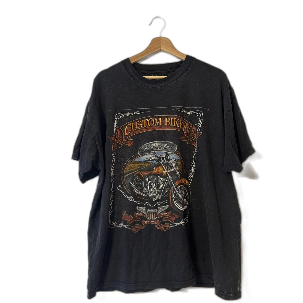 Lifestyle Classics Custom Bikes Shirt Mens XL Black Motorcycle Graphic Tee