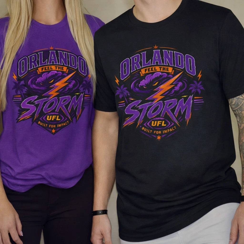 Orlando Storm T‑Shirt | UFL Football Fan Shirt | Built for Impact Unisex Tee