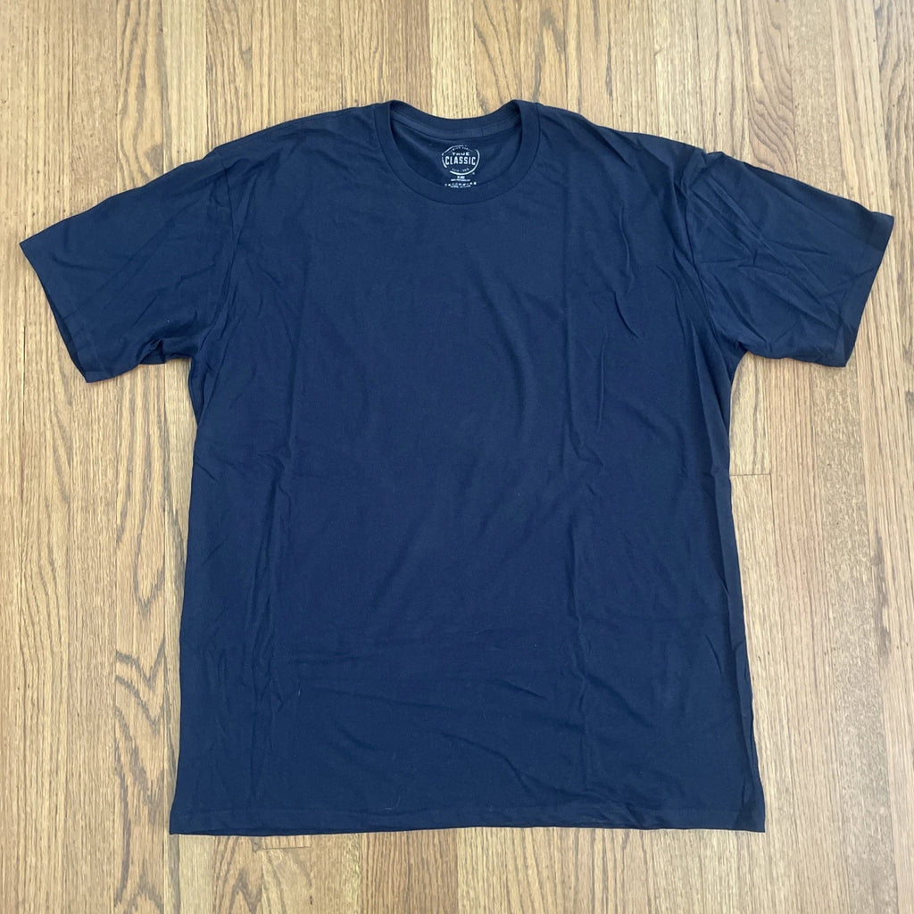 True Classic Premium Quality Crew Neck Tee T Shirt Mens NAVY BLUE XXL 2XL