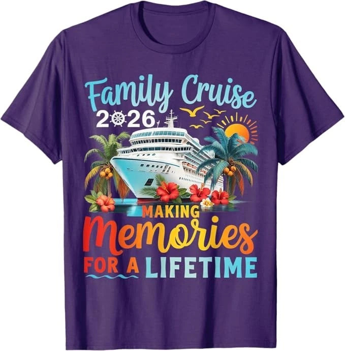 Family Cruise 2026 Family Cruise Vacation Summer Party T-Shirt