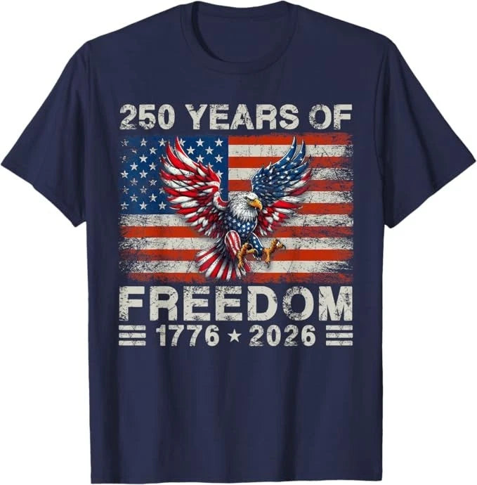 250th American Anniversary Independence 250 Years of Freedom T-Shirt