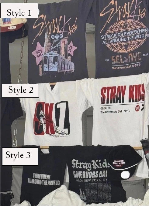 HOT!!! Stray Kids Governors Ball T-Shirt 2026 Reprint