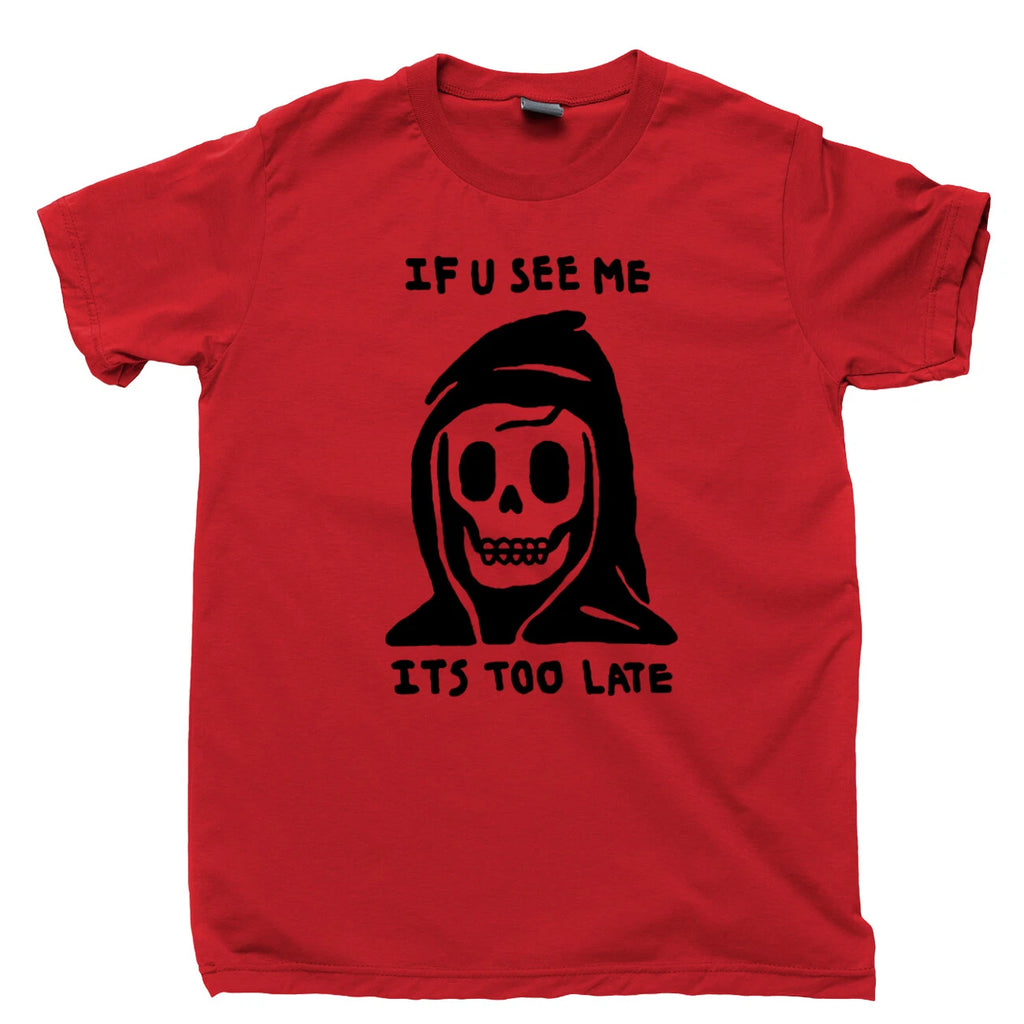 Grim Reaper T Shirt Scythe Patch Sticker Poster Hood Death Mask Robe Statue Tee
