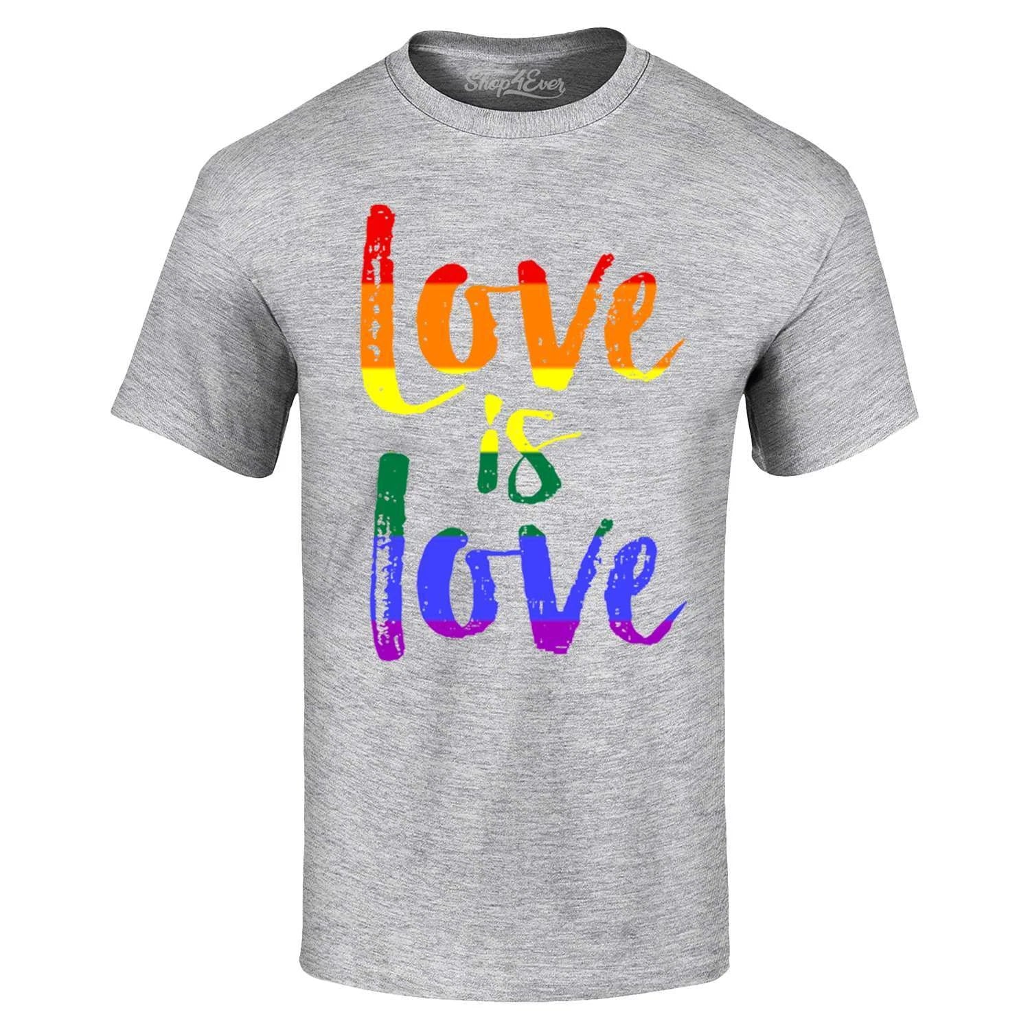 Love is Love T-shirt Gay Pride LGBTQ+ Rainbow Shirt