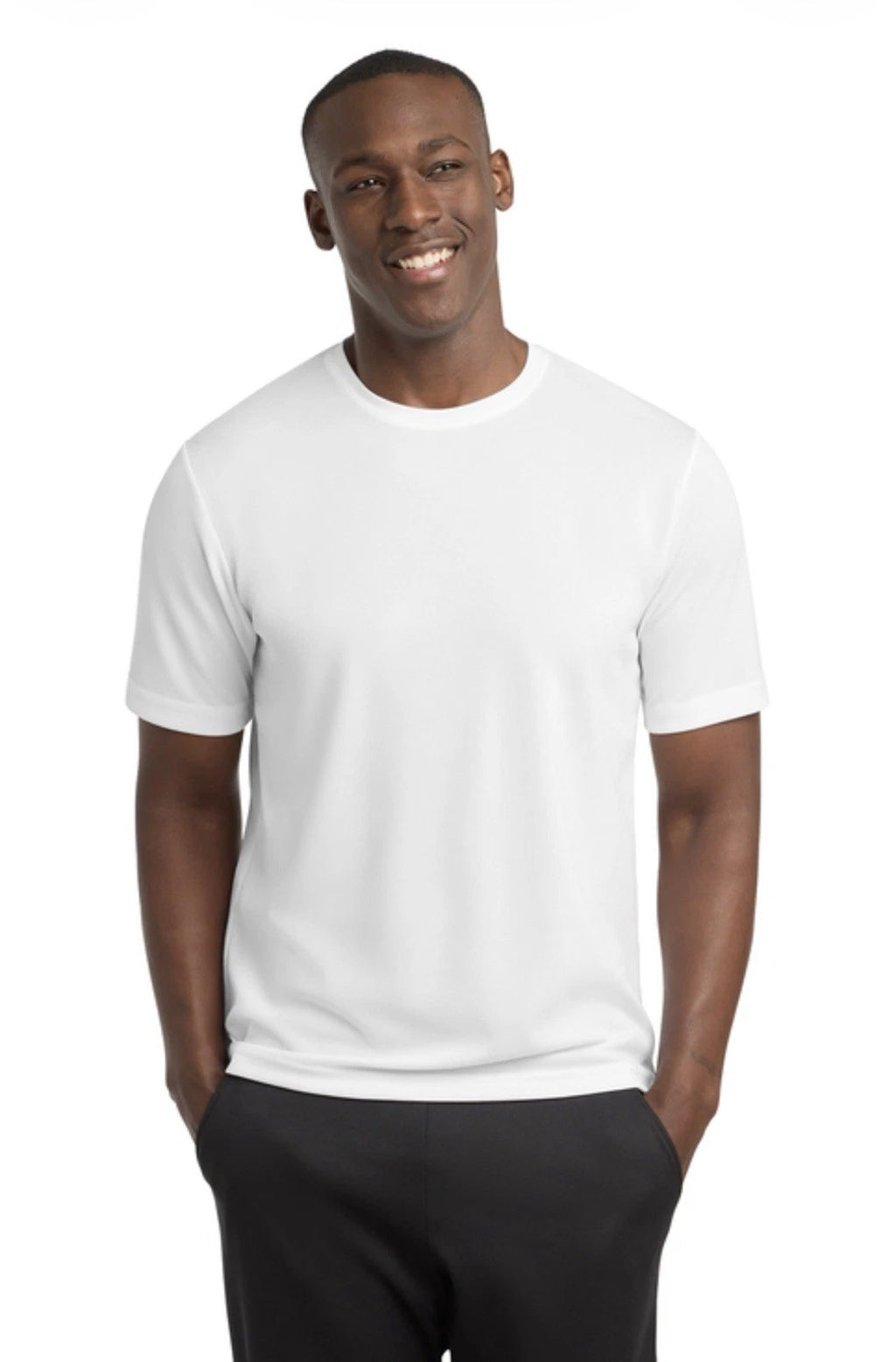 Sport-Tek Premium PosiCharge RacerMesh Performance  T-Shirt ST340 WHITE