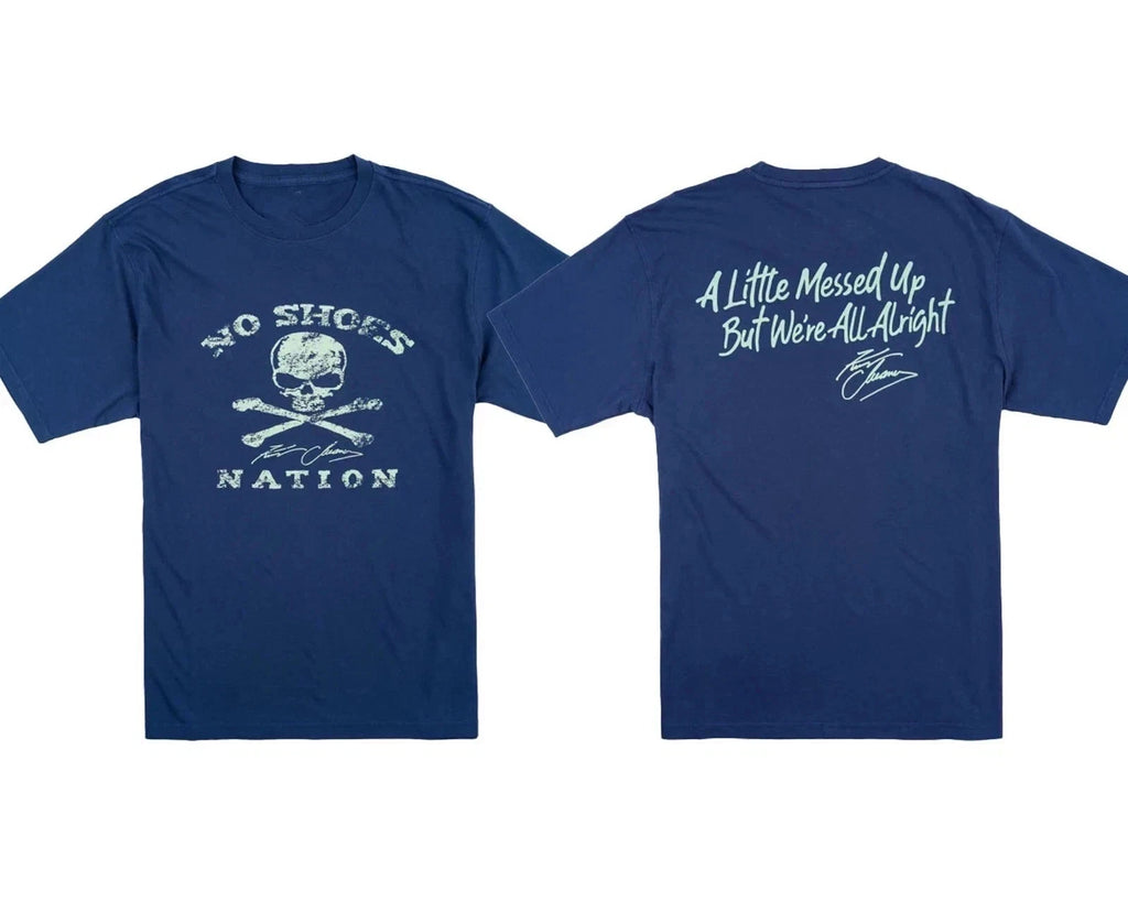 No Shoes Nation Navy Shirt T-Shirt HOT ITEM (navy), size S-5XL