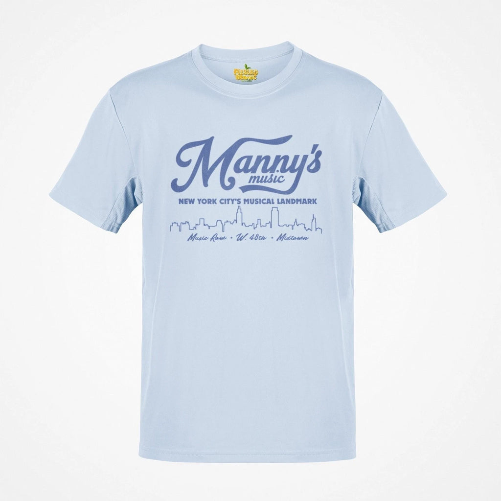 Mannys Music Store New York City Retro Nostalgic T-shirt