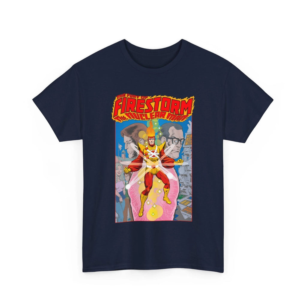Fury of Firestorm T-Shirt Pat Broderick Art 80 Comics Retro Vintage-Style Tee