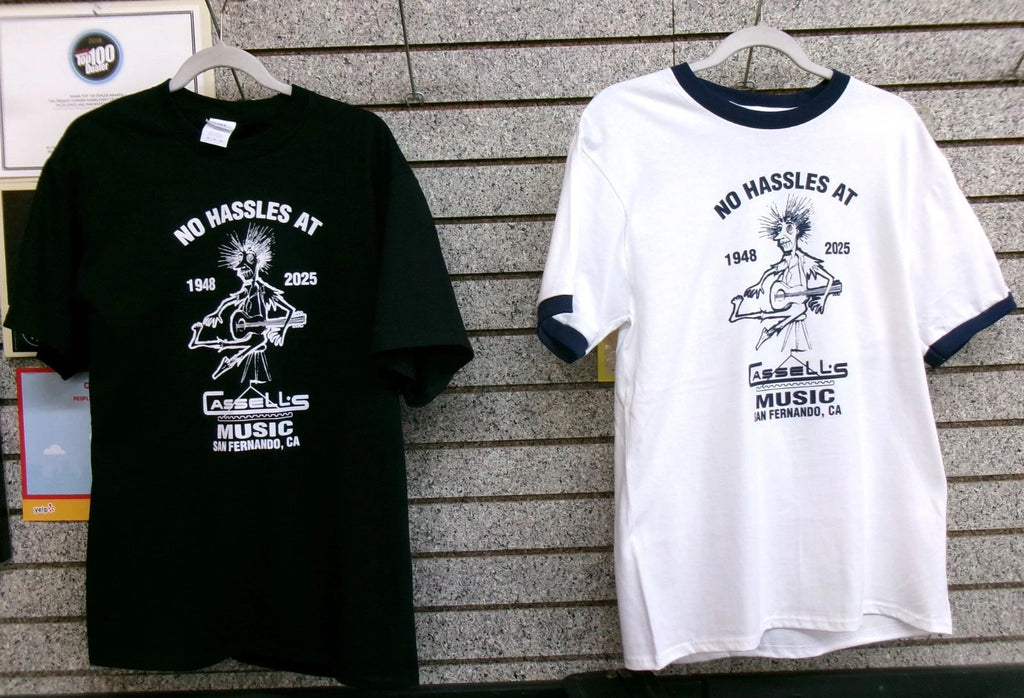 Cassell's Music T-Shirts - end of an era for the Wayne's World & Obsession Store