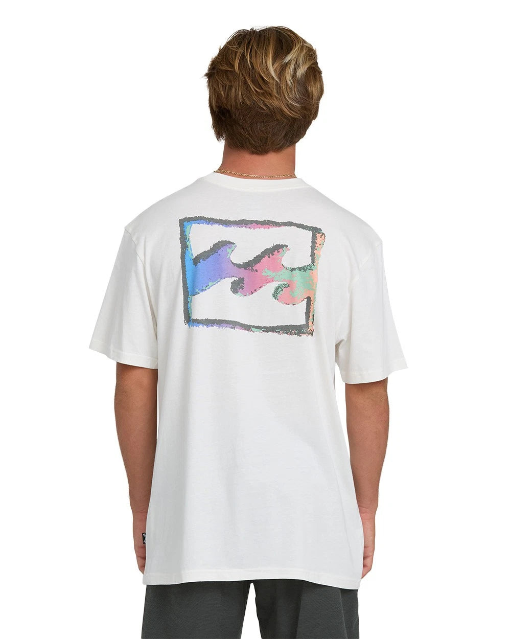 Billabong Crayon Wave Premium Tee - Men's - Medium / Off White
